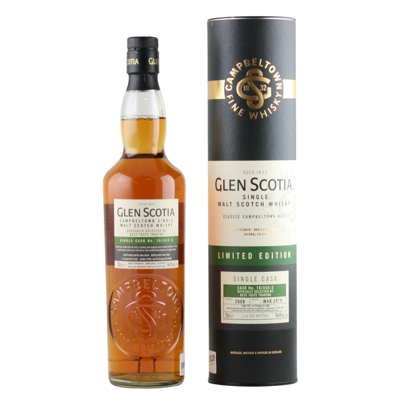 Glen Scotia 10 Jahre, 1st fill Ruby Port